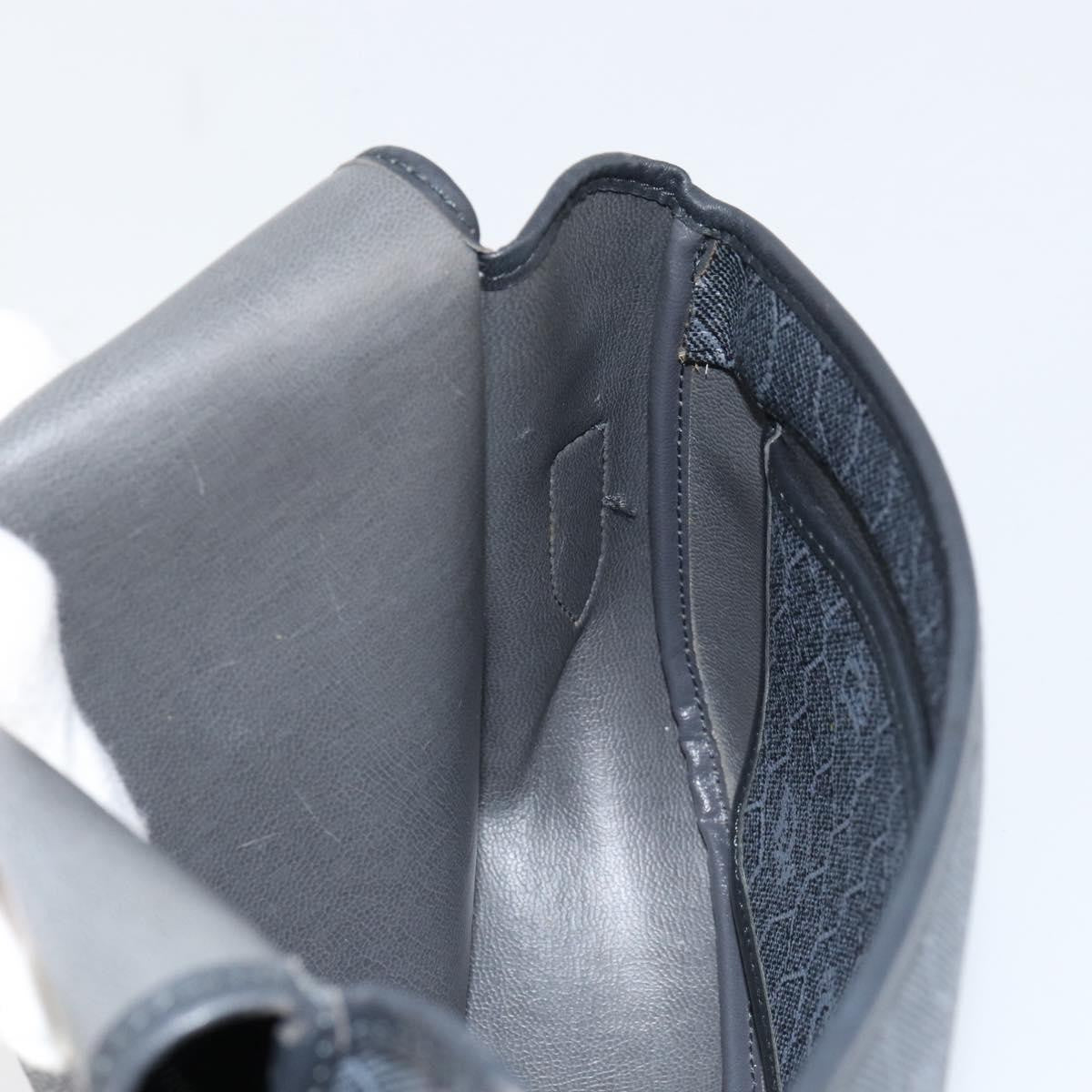 Christian Dior Vintage Honeycomb Shoulder Bag Canvas Black Canvas Shoulder Bag Bag (Pre-Owned)