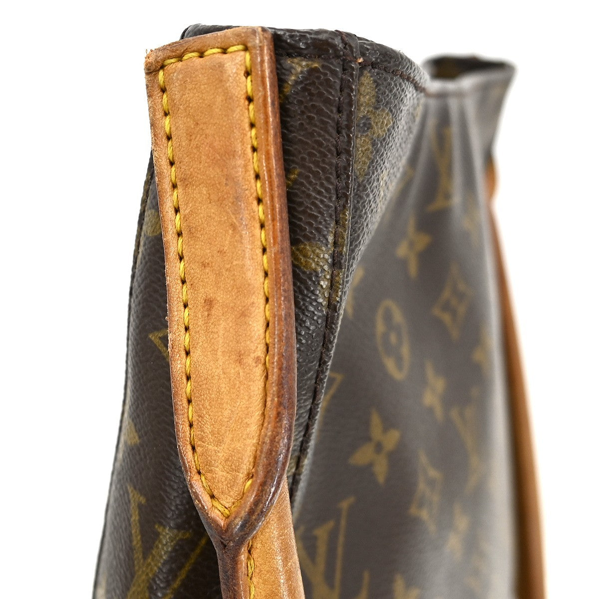 Louis Vuitton Monogram Looping Handbag Monogram Canvas Brown Canvas Shoulder Bag Bag (Pre-Owned)