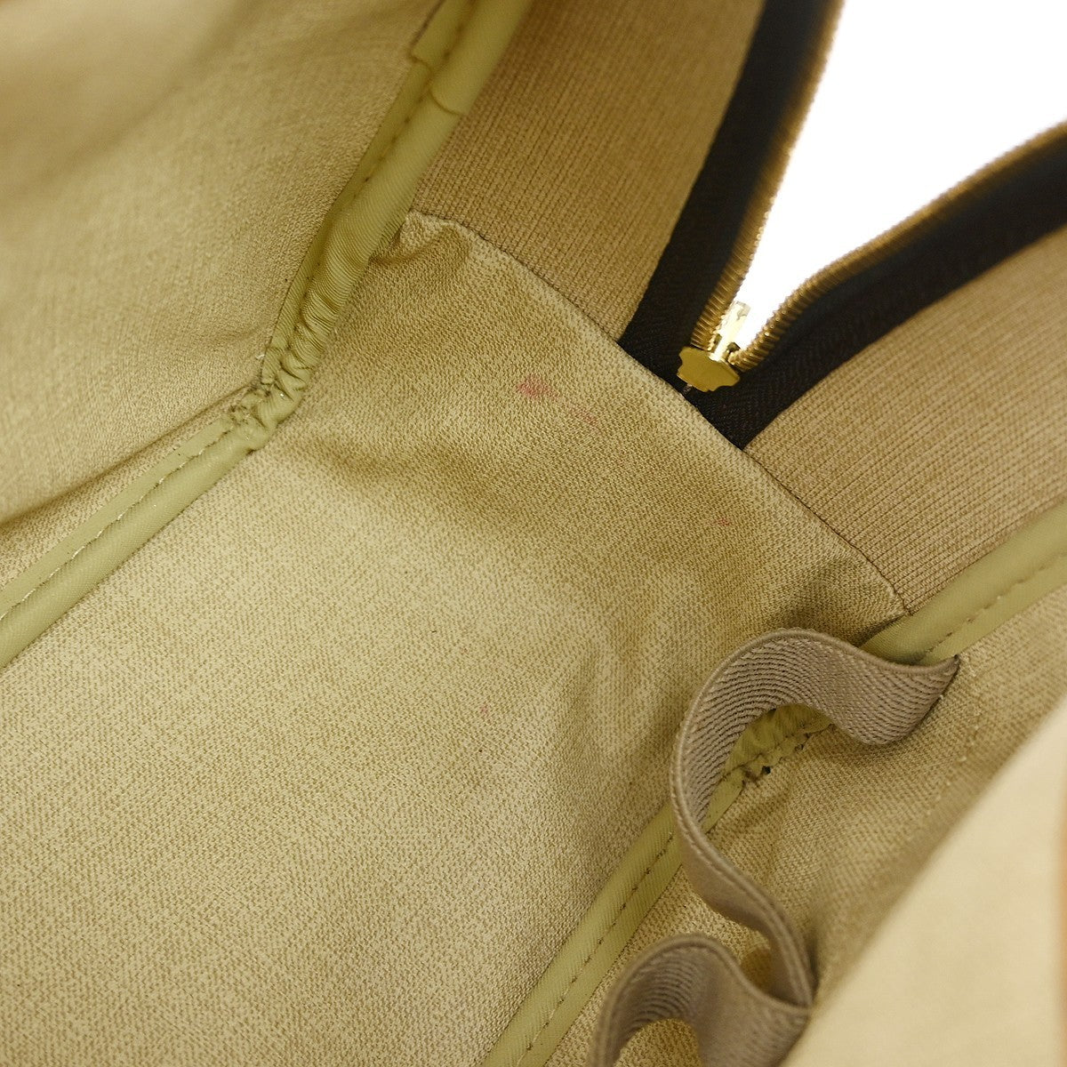 Louis Vuitton Deauville Handbag Monogram Canvas Brown Canvas Handbag (Pre-Owned)