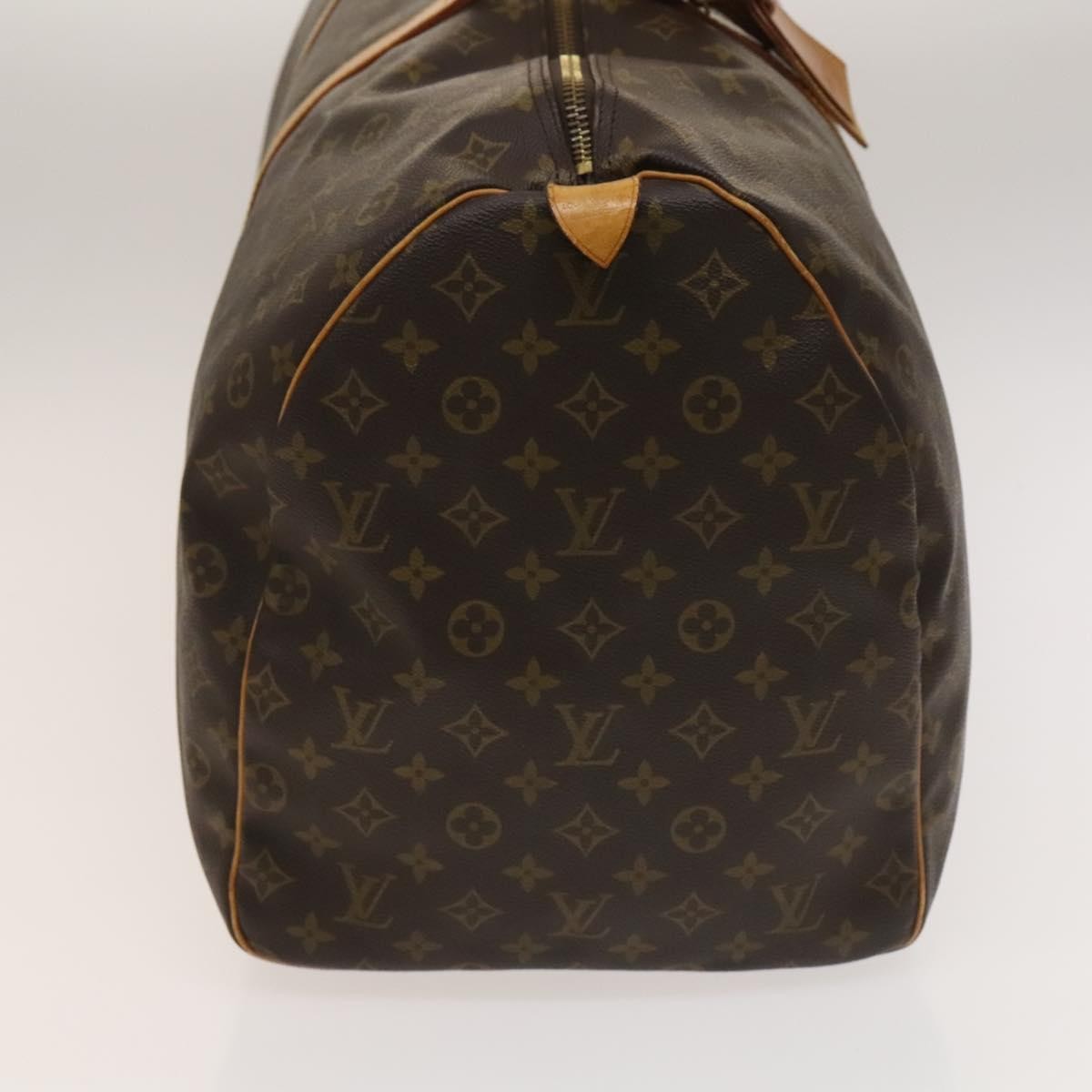 Louis Vuitton Keepall Bag Monogram Canvas Brown Canvas Travel Bag Bag (Pre-Owned)