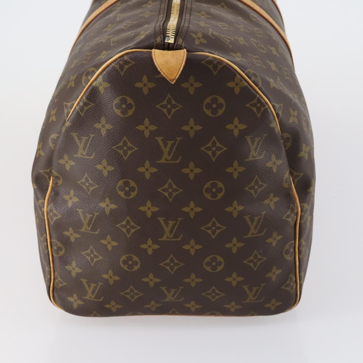 Louis Vuitton Keepall Bag Monogram Canvas Brown Canvas Travel Bag Bag (Pre-Owned)