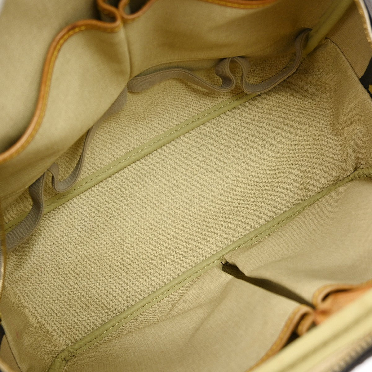 Louis Vuitton Deauville Handbag Monogram Canvas Brown Canvas Handbag (Pre-Owned)