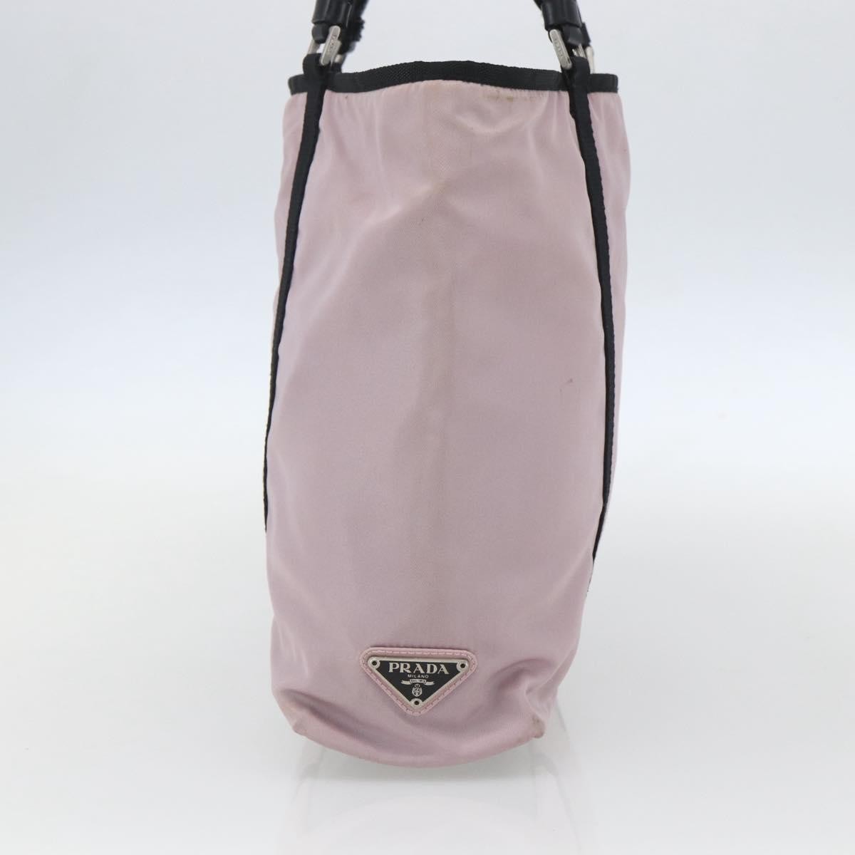 Prada Vintage Tote Tessuto Pink Nylon Tote Bag Bag (Pre-Owned)