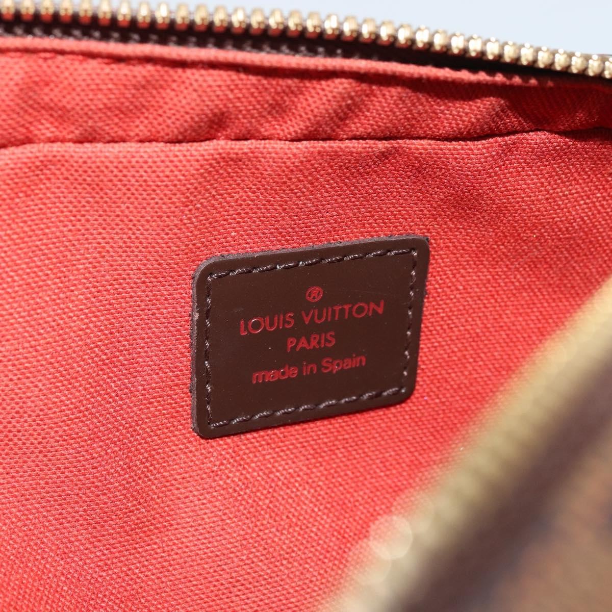 Louis Vuitton Geronimos Waist Bag Damier Brown Canvas Shoulder Bag Bag (Pre-Owned)