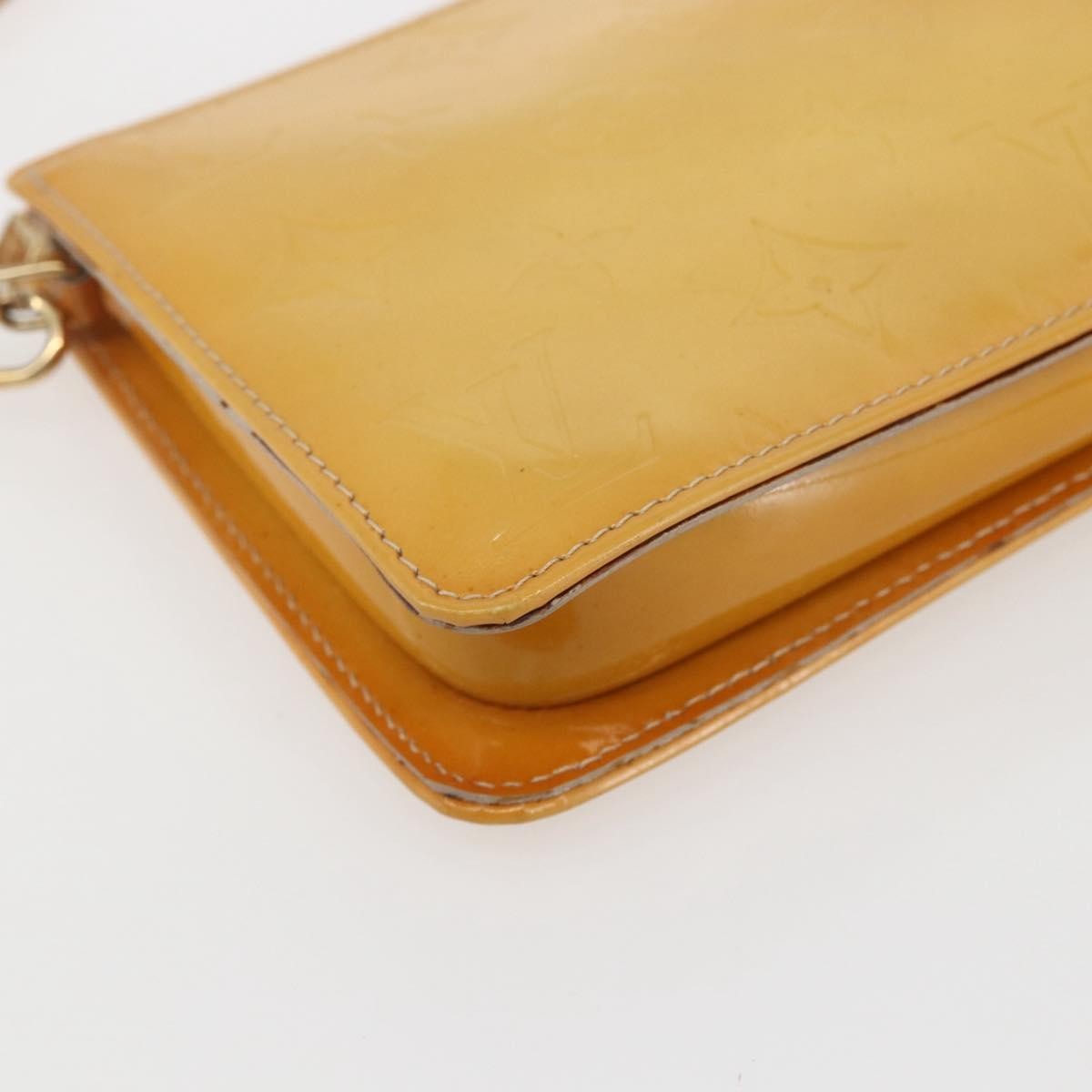 Louis Vuitton Lexington Pochette Monogram Vernis Beige Patent_Leather Clutche & Pouche Bag (Pre-Owned)