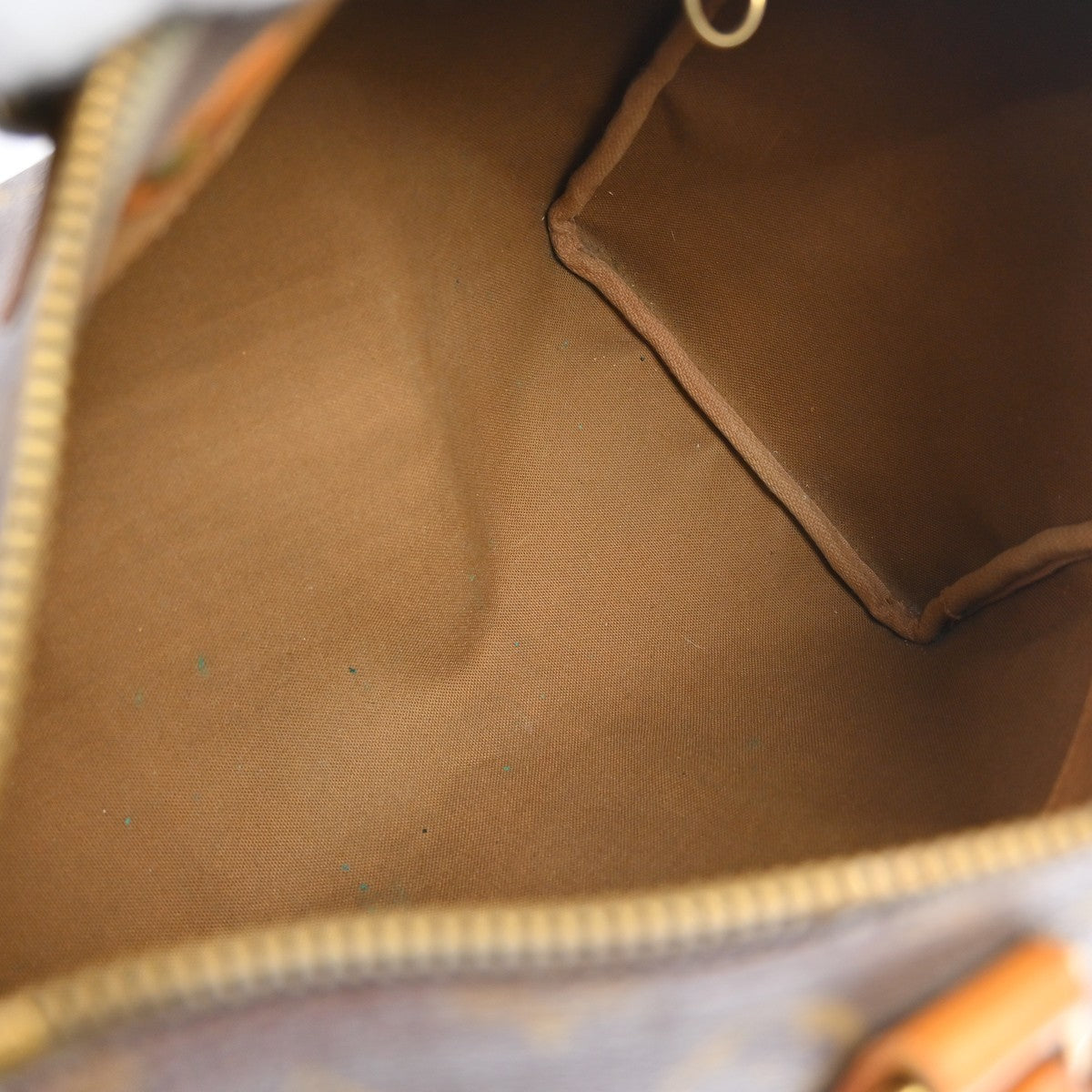 Louis Vuitton Speedy Handbag Monogram Canvas Brown Canvas Handbag (Pre-Owned)