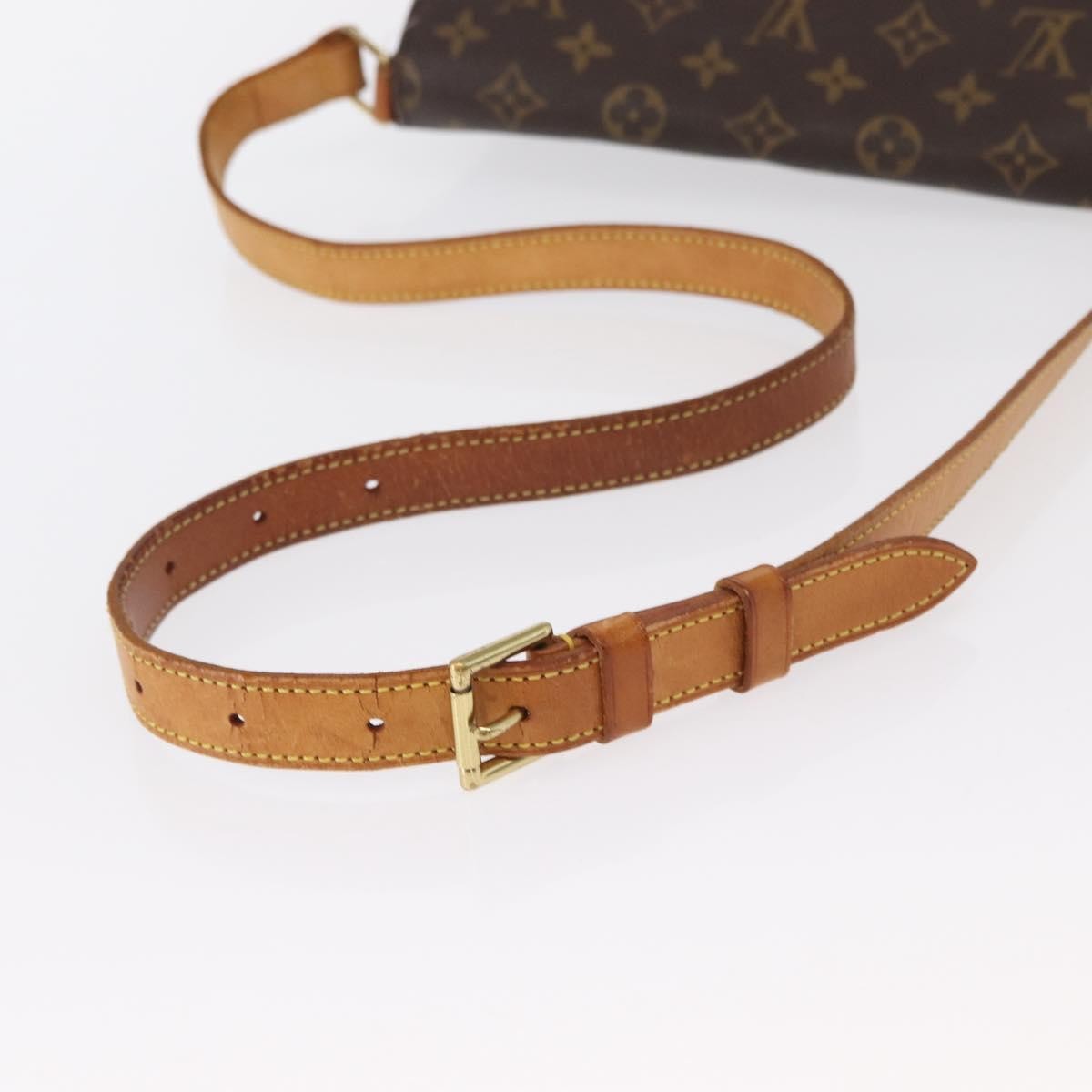 Louis Vuitton Musette Salsa Handbag Monogram Canvas Brown Canvas Shoulder Bag Bag (Pre-Owned)