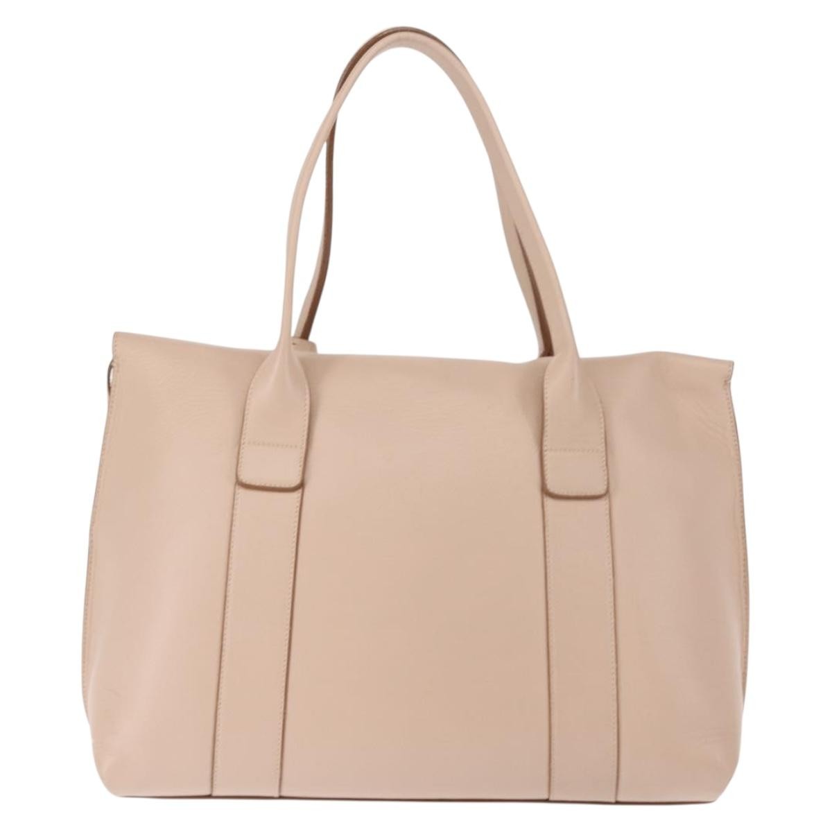Salvatore Ferragamo Sookie Satchel Leather Pink Leather Bag (Pre-Owned)