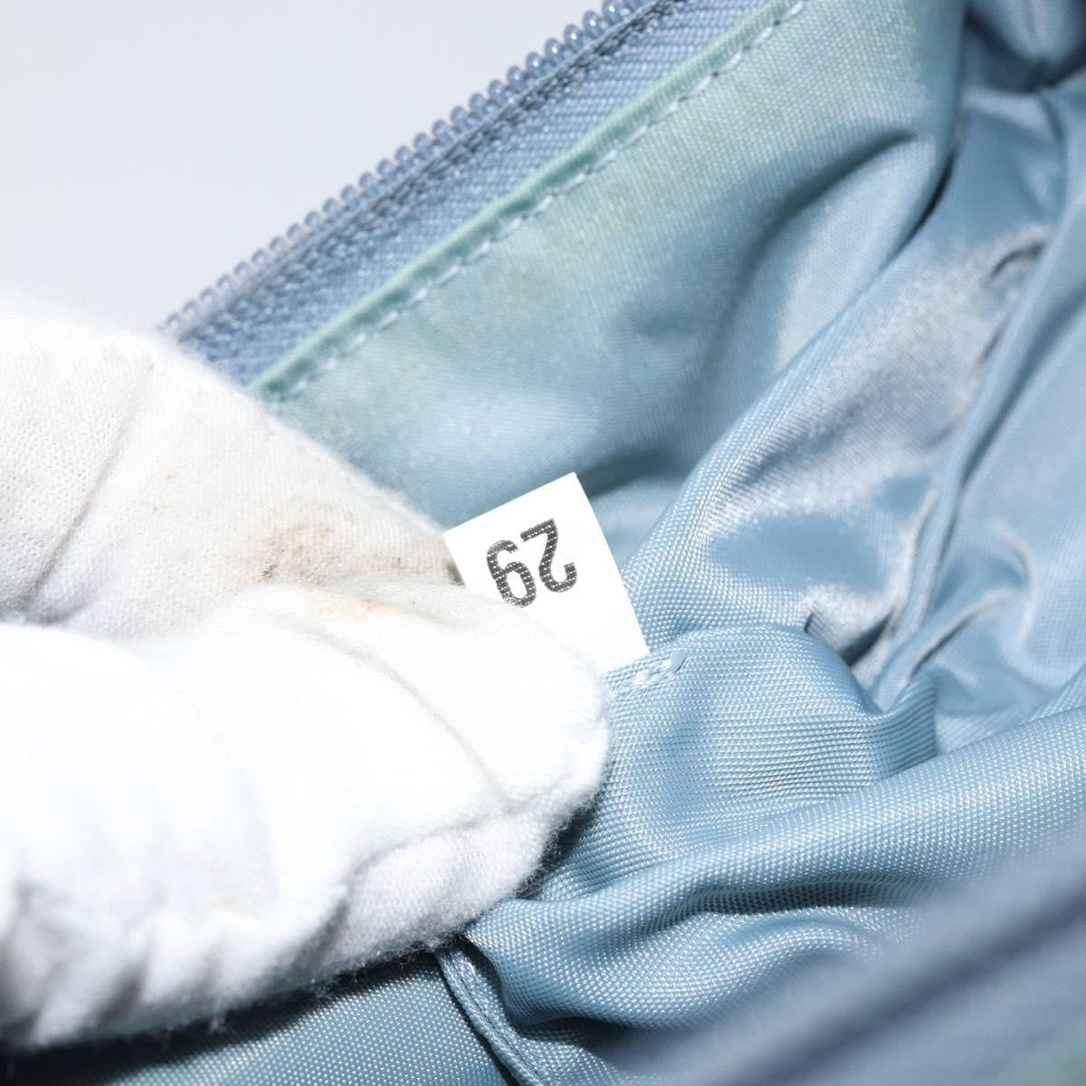 Prada Pochette Shoulder Bag Tessuto Blue Nylon Clutche & Pouche Bag (Pre-Owned)