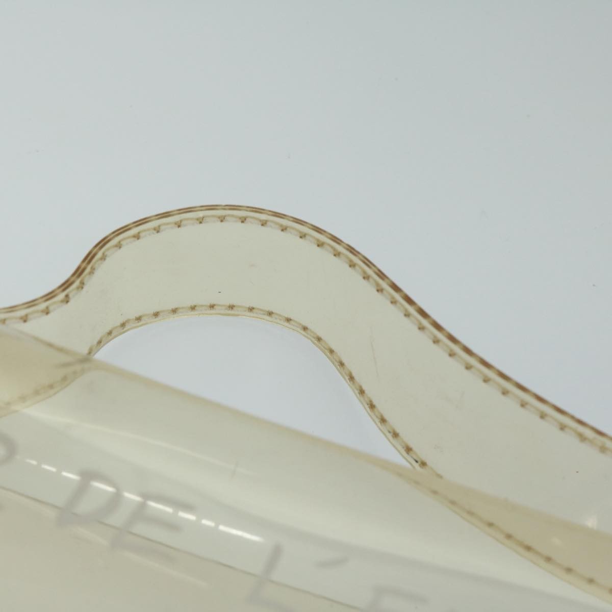Hermes Kelly Souvenir Bag Vinyl Clear Plastic Handbag (Pre-Owned)