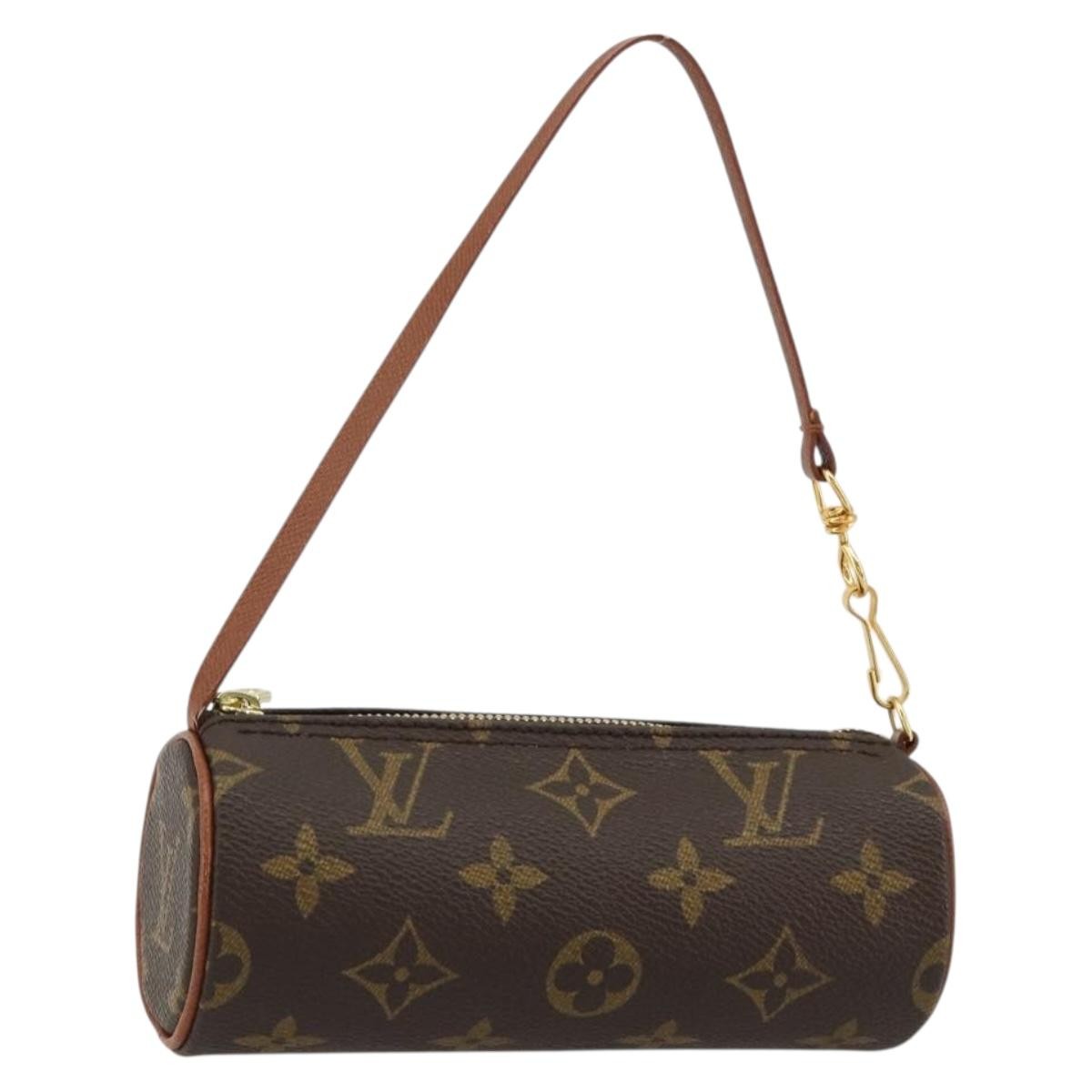 Louis Vuitton Papillon Pochette Monogram Canvas Brown Canvas Clutche & Pouche Bag (Pre-Owned)