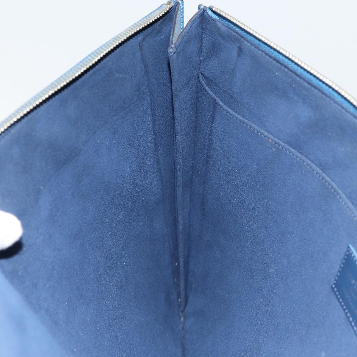 Louis Vuitton Pochette Jour Epi Leather Blue Leather Clutche & Pouche Bag (Pre-Owned)