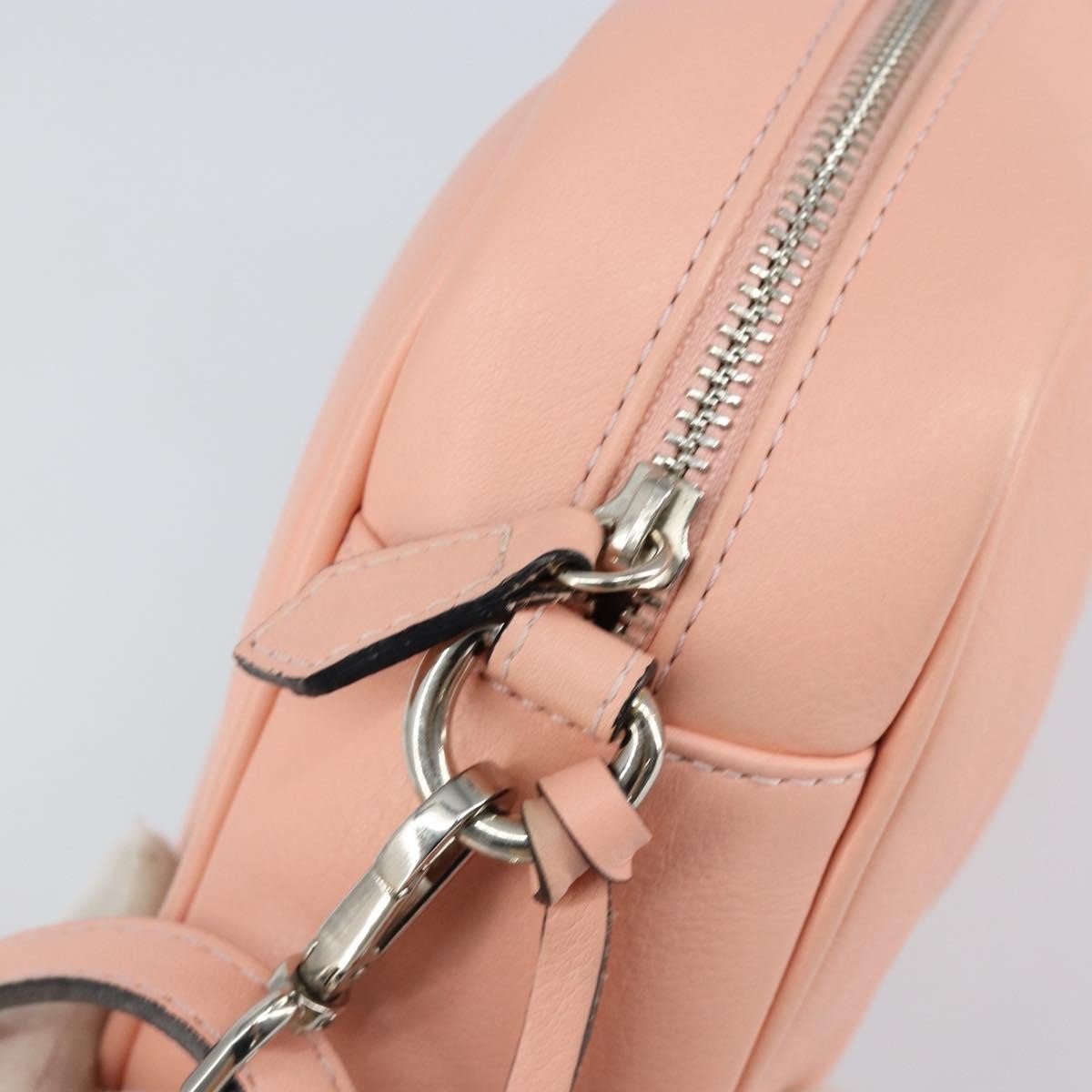 Valentino Garavani Vintage Shoulder Bag Leather Pink Leather Shoulder Bag Bag (Pre-Owned)
