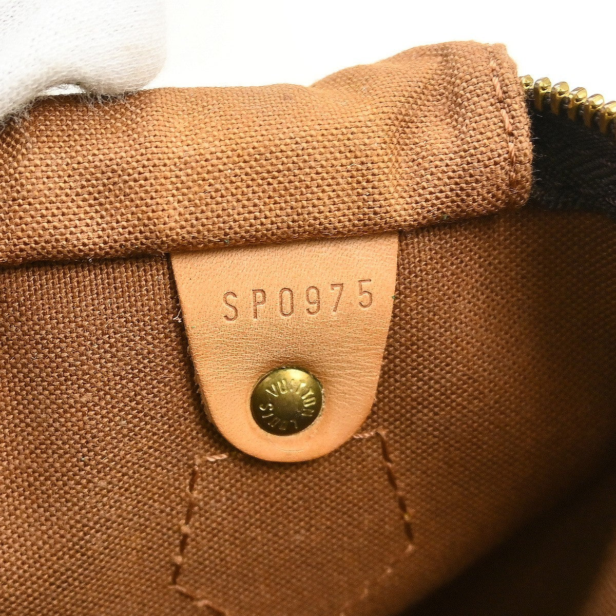 Louis Vuitton Speedy Handbag Monogram Canvas Brown Canvas Handbag (Pre-Owned)