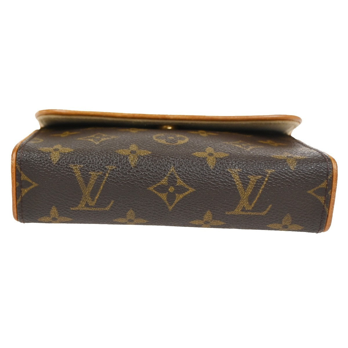 Louis Vuitton Florentine Waist Bag Monogram Canvas Brown Canvas Clutche & Pouche Bag (Pre-Owned)