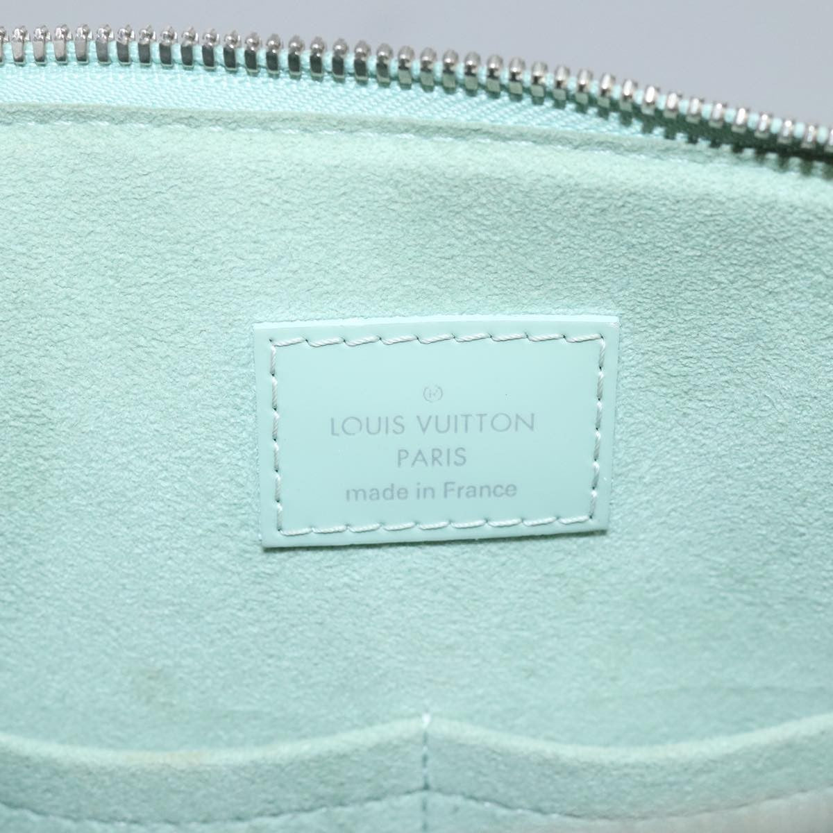 Louis Vuitton Alma Handbag Electric Epi Leather Green Patent_Leather Handbag (Pre-Owned)