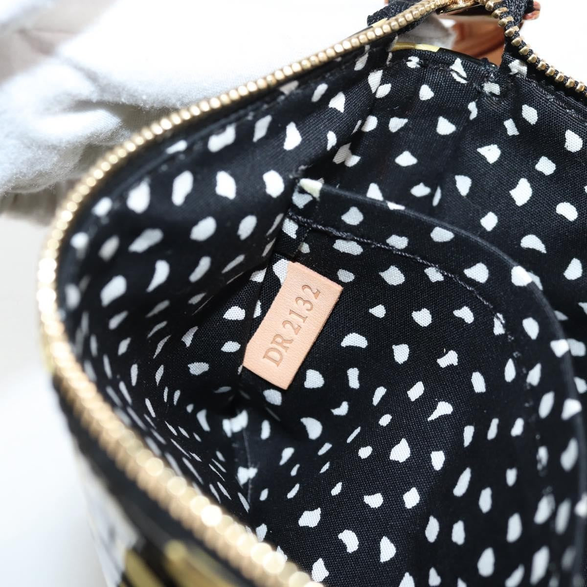 Louis Vuitton Pochette Accessoires Nm Kusama Infinity Dots Monogram Vernis Black Patent_Leather Clutche & Pouche Bag (Pre-Owned)