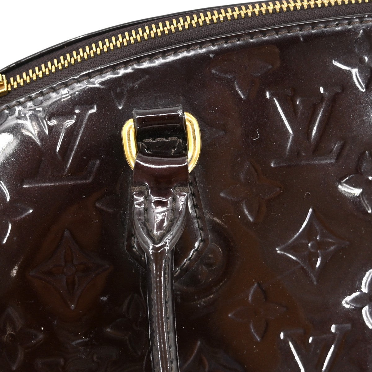 Louis Vuitton Sherwood Handbag Monogram Vernis Purple Patent_Leather Handbag (Pre-Owned)