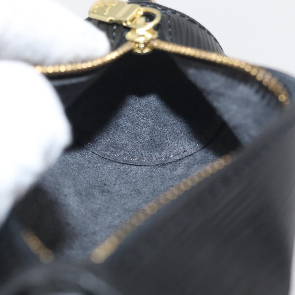 Louis Vuitton Soufflot Pochette Epi Leather Black Leather Clutche & Pouche Bag (Pre-Owned)
