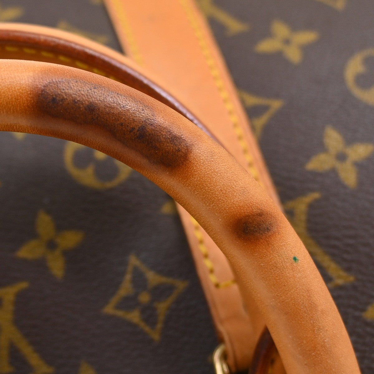 Louis Vuitton Keepall Bag Monogram Canvas Brown Canvas Travel Bag Bag (Pre-Owned)