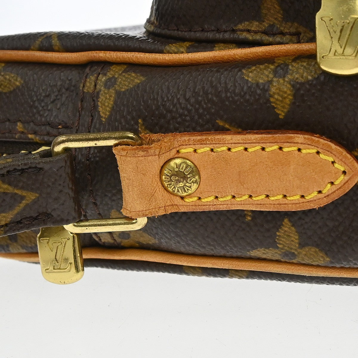 Louis Vuitton Amazone Bag Monogram Canvas Brown Canvas Shoulder Bag Bag (Pre-Owned)