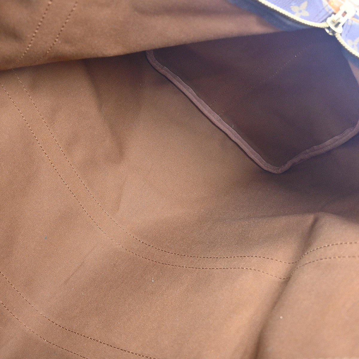 Louis Vuitton Keepall Bandouliere Bag Monogram Canvas Brown Canvas Travel Bag Bag (Pre-Owned)
