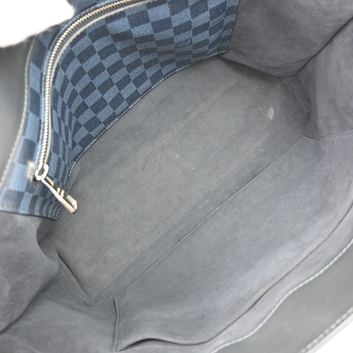 Louis Vuitton Cabas Voyage Damier Cobalt Black Canvas Tote Bag Bag (Pre-Owned)