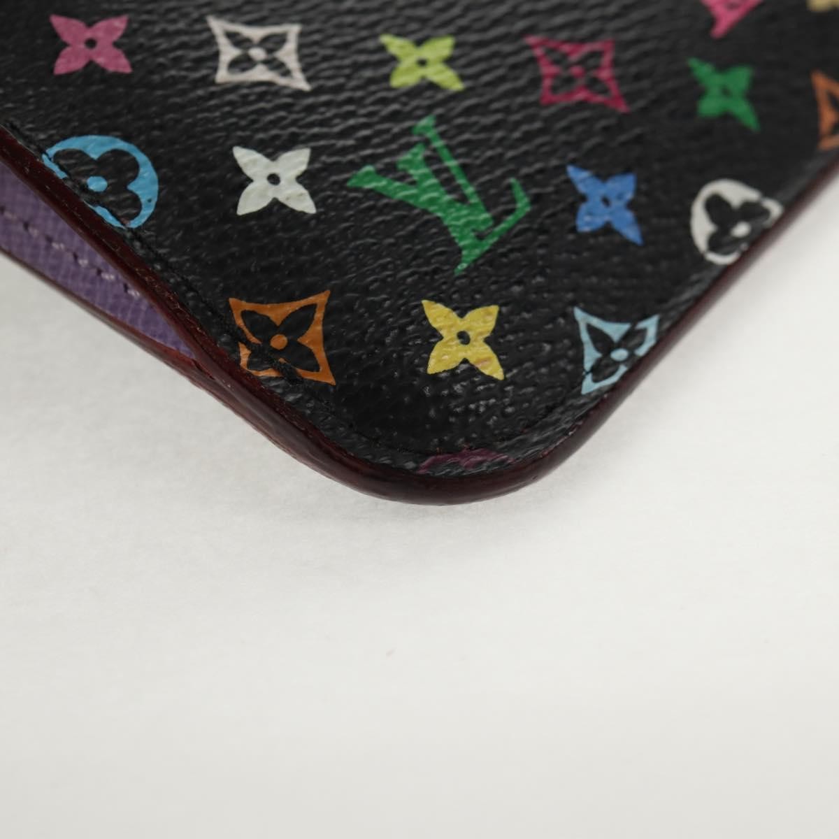 Louis Vuitton Pochette Clés Nm Monogram Multicolor Canvas Black Canvas Wallets Accessory (Pre-Owned)