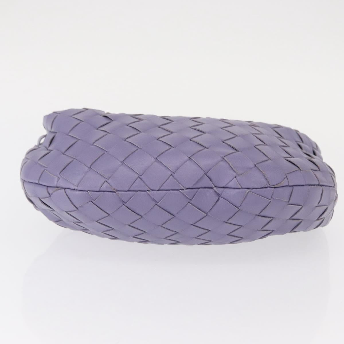 Bottega Veneta Bv Jodie Hobo Intrecciato Nappa Purple Leather Handbag (Pre-Owned)
