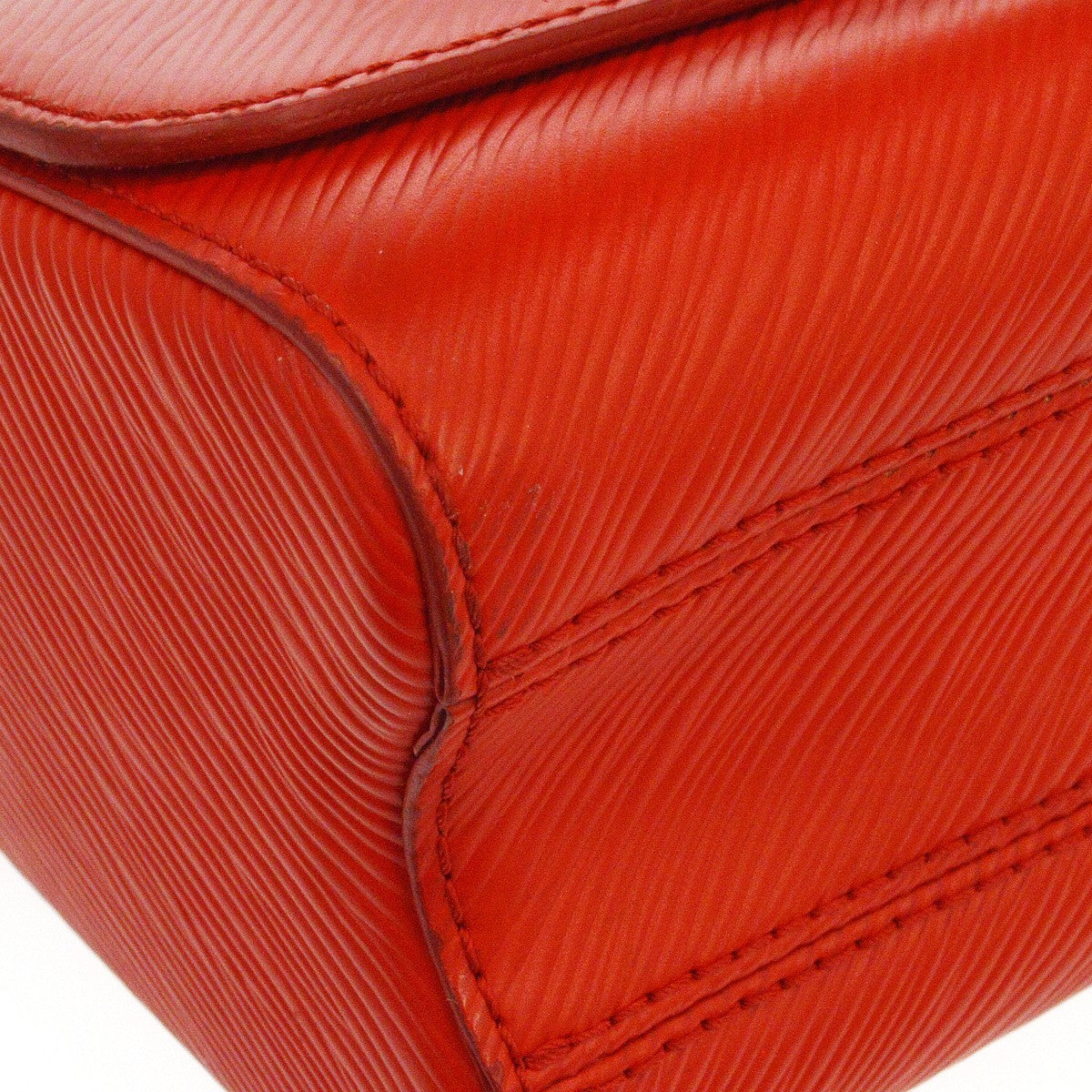 Louis Vuitton Twist Handbag Epi Leather Red Leather Shoulder Bag Bag (Pre-Owned)
