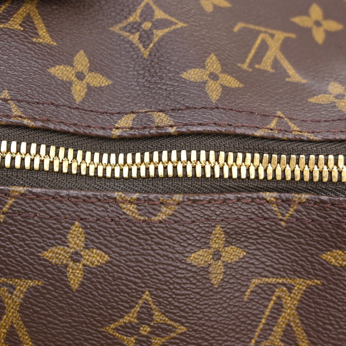 Louis Vuitton Keepall Bag Monogram Canvas Brown Canvas Travel Bag Bag (Pre-Owned)
