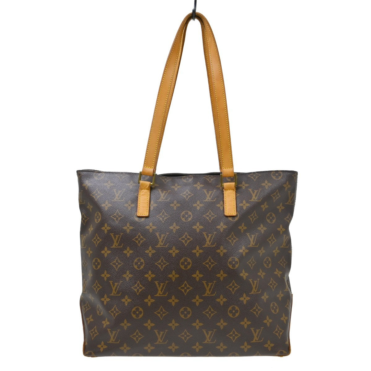 Louis Vuitton Cabas Mezzo Monogram Canvas Brown Canvas Tote Bag Bag (Pre-Owned)