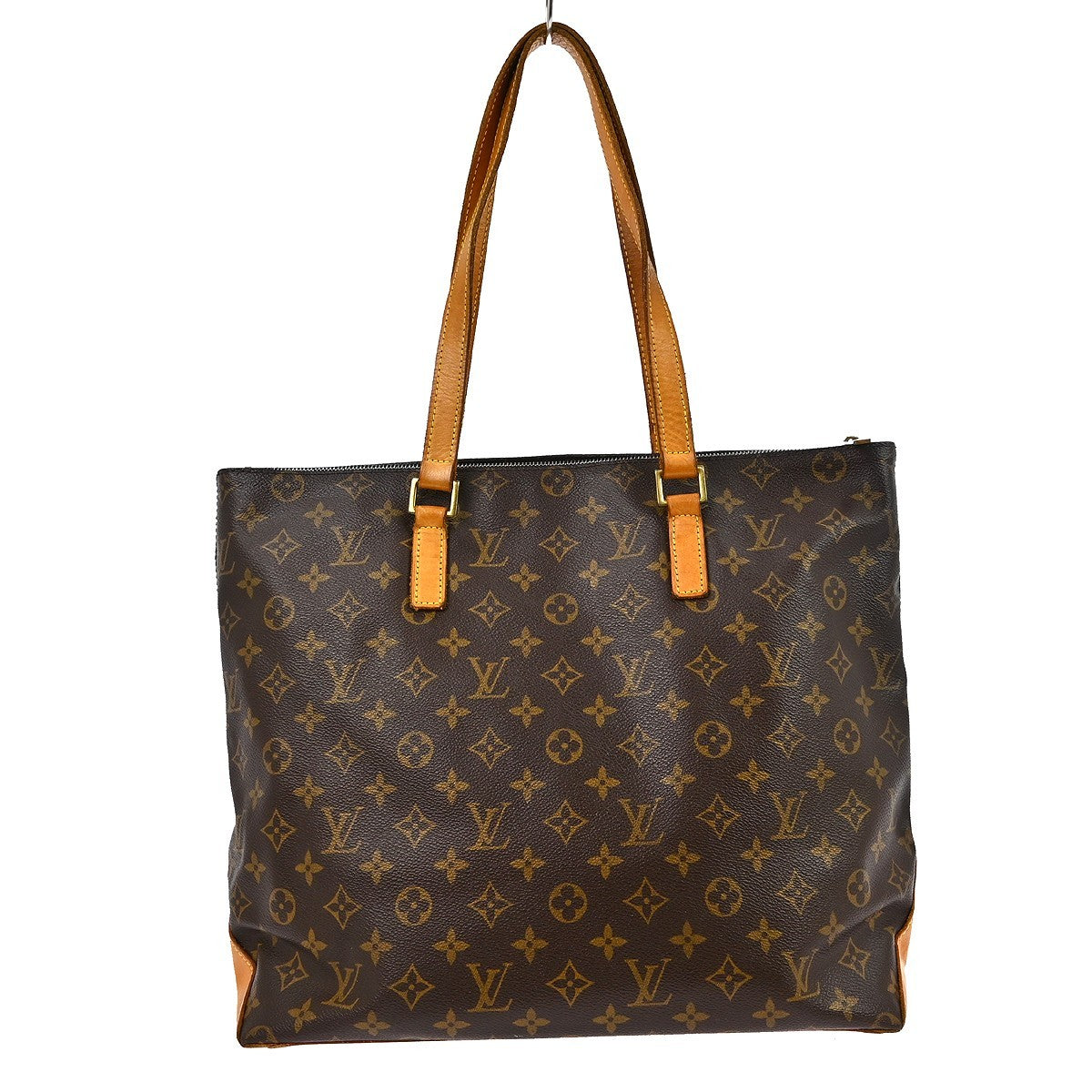 Louis Vuitton Cabas Mezzo Monogram Canvas Brown Canvas Tote Bag Bag (Pre-Owned)