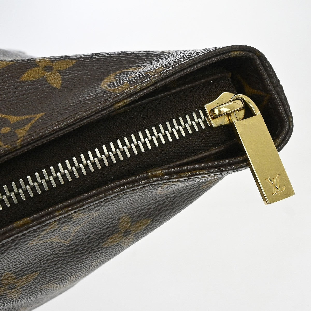 Louis Vuitton Cabas Mezzo Monogram Canvas Brown Canvas Tote Bag Bag (Pre-Owned)
