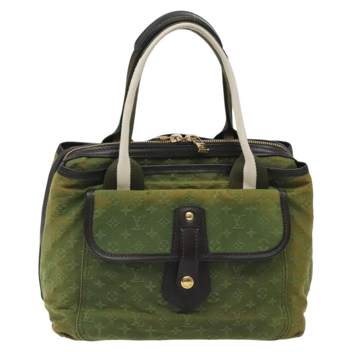 Louis Vuitton Sac Mary Kate Handbag Mini Lin Khaki Canvas Handbag (Pre-Owned)
