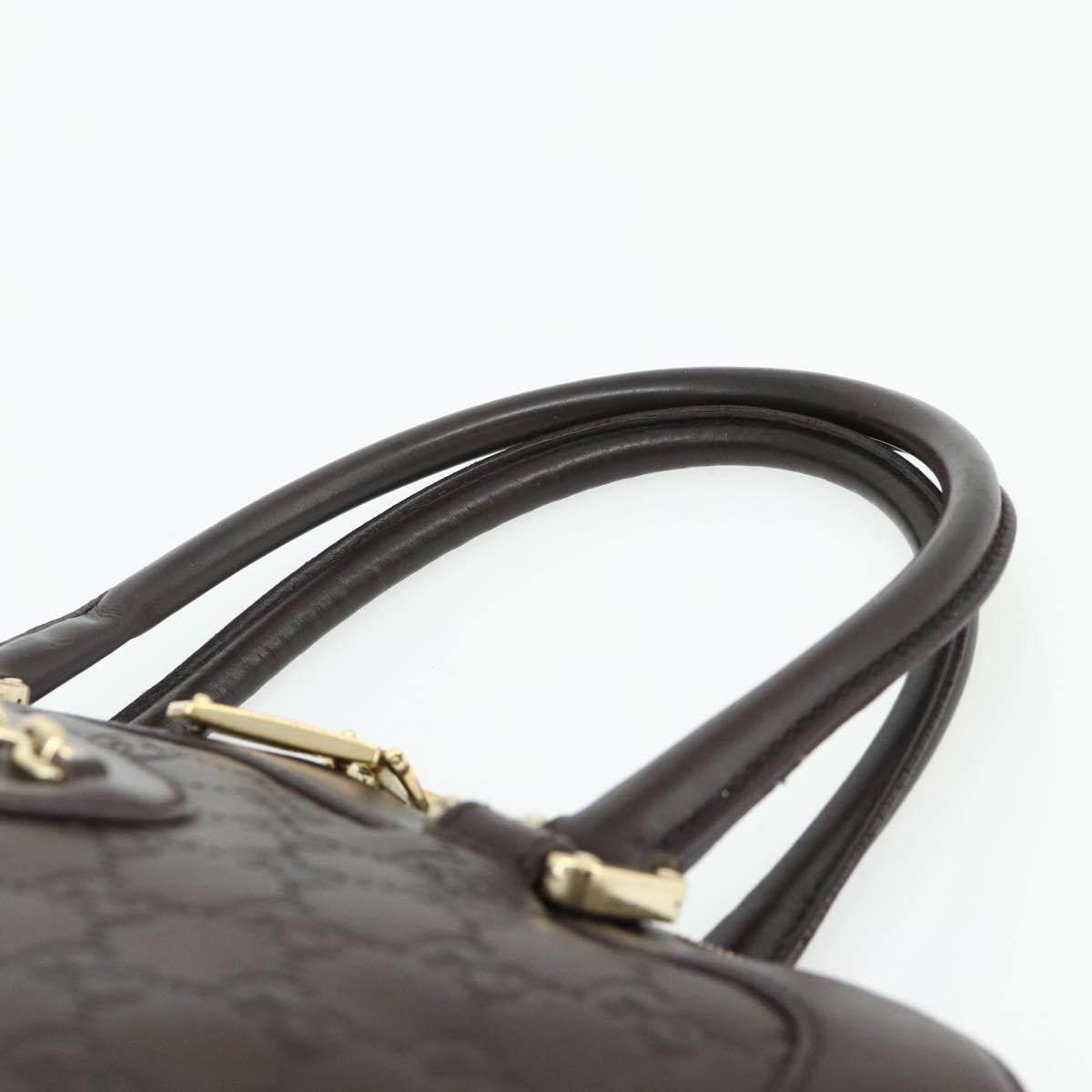 Gucci Guccissima Shoulder Bag Brown Canvas Handbag (Pre-Owned)