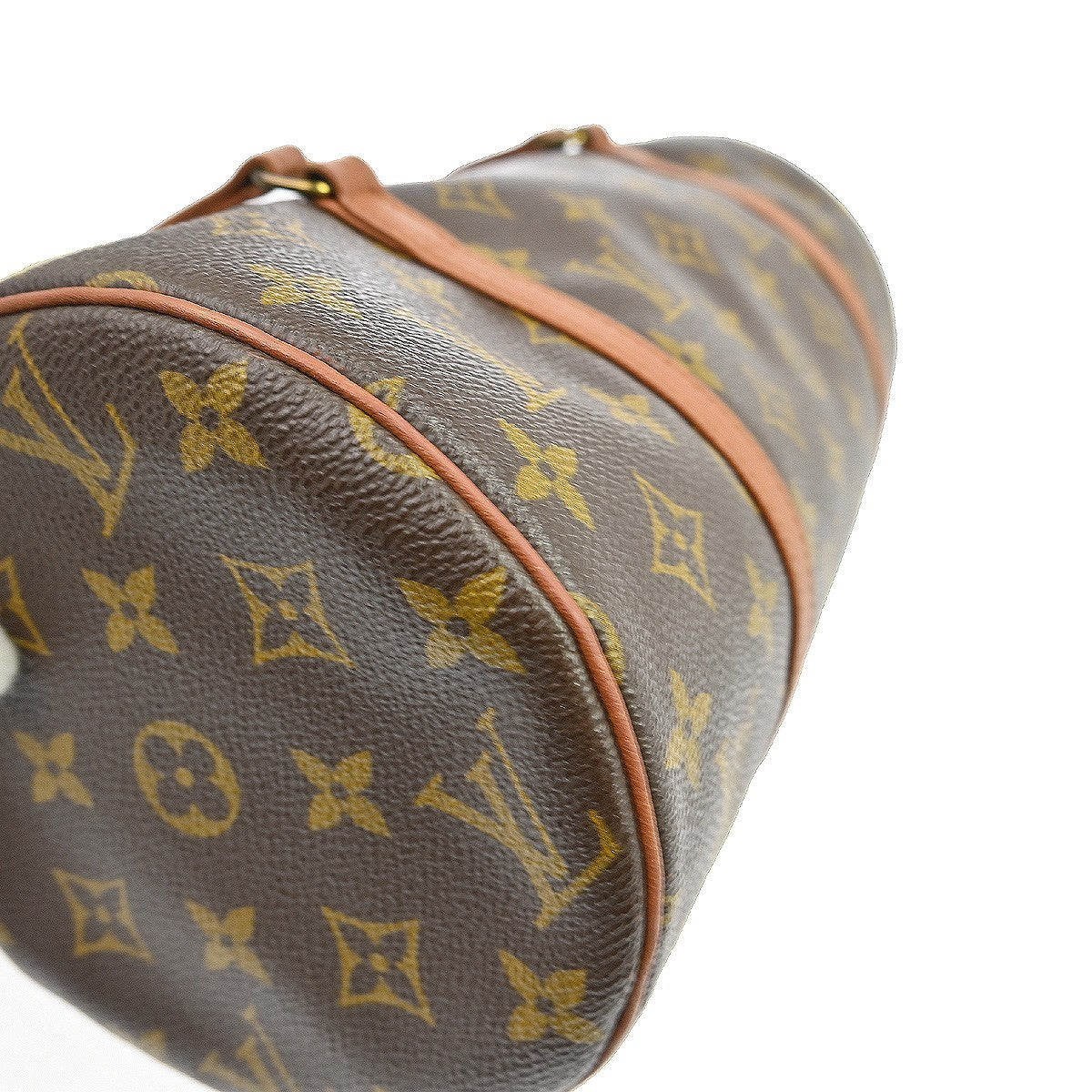 Louis Vuitton Papillon Handbag Monogram Canvas Brown Canvas Handbag (Pre-Owned)