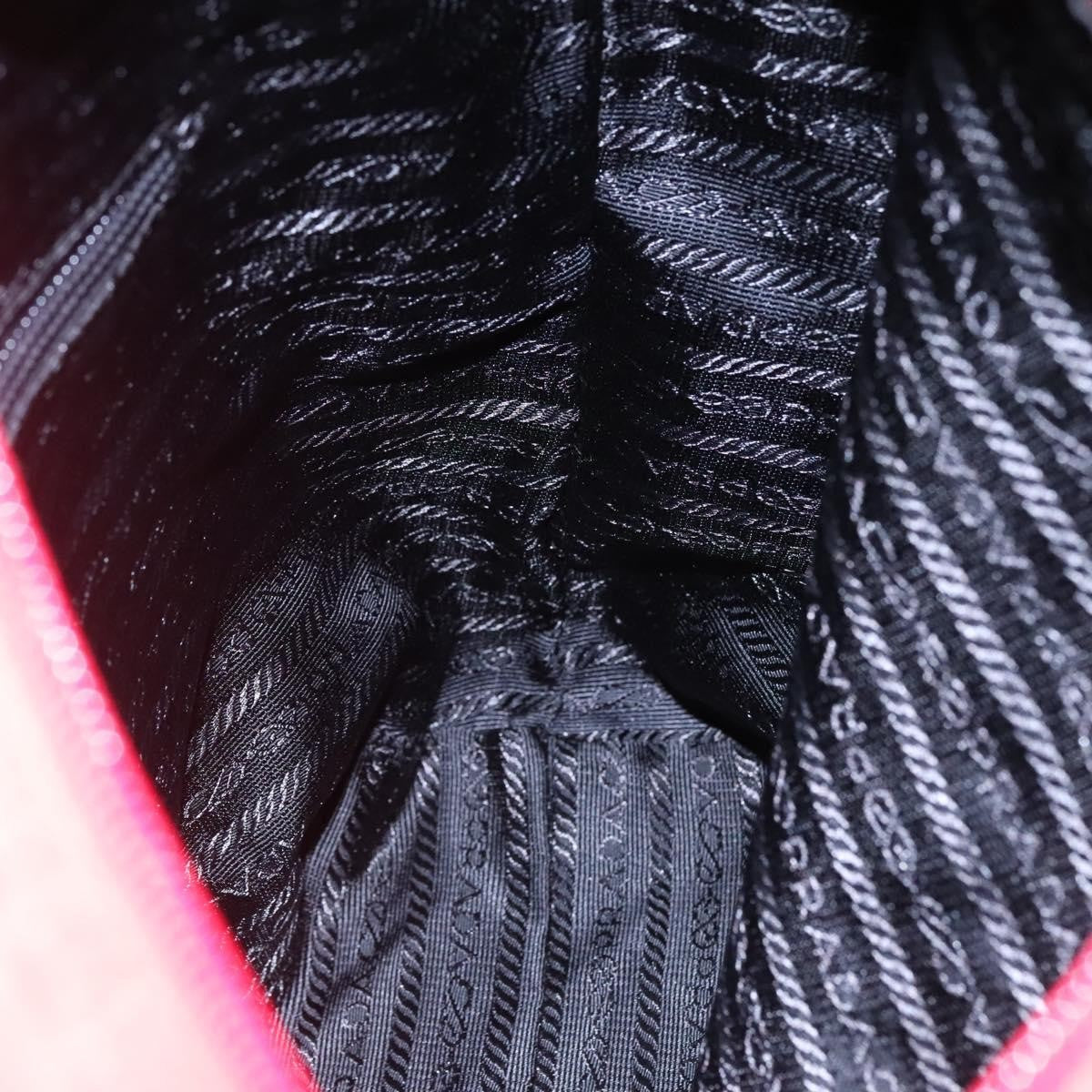 Prada Vintage Zip Tote Tessuto Red Nylon Tote Bag Bag (Pre-Owned)