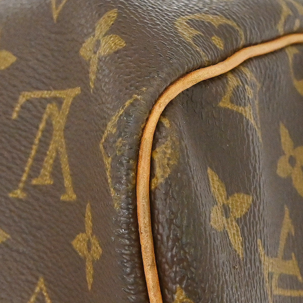 Louis Vuitton Keepall Bandouliere Bag Monogram Canvas Brown Canvas Travel Bag Bag (Pre-Owned)