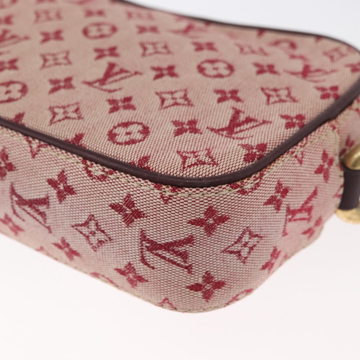 Louis Vuitton Juliette Crossbody Bag Mini Lin Red Canvas Shoulder Bag Bag (Pre-Owned)