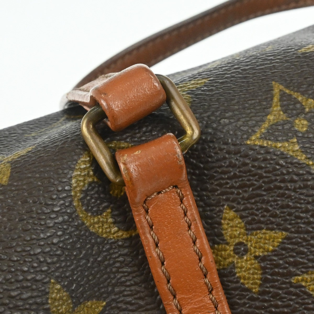 Louis Vuitton Papillon Handbag Monogram Canvas Brown Canvas Handbag (Pre-Owned)