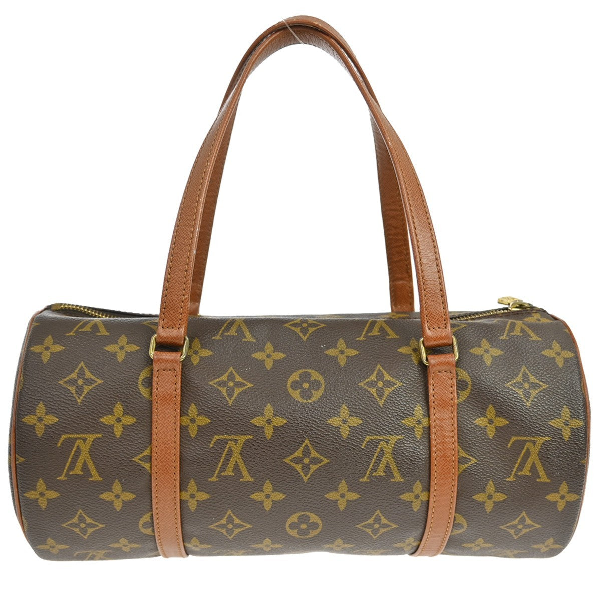 Louis Vuitton Papillon Handbag Monogram Canvas Brown Canvas Handbag (Pre-Owned)