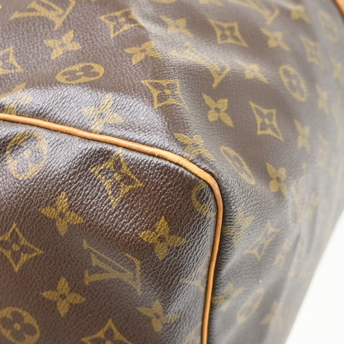Louis Vuitton Keepall Bag Monogram Canvas Brown Canvas Travel Bag Bag (Pre-Owned)