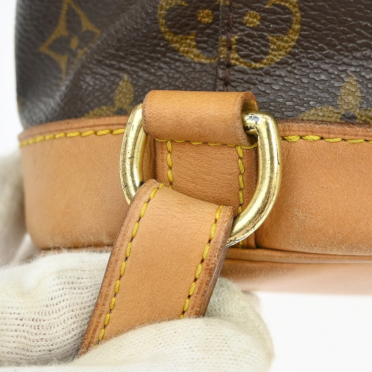 Louis Vuitton Montsouris Backpack Monogram Canvas Brown Canvas Backpack Bag (Pre-Owned)