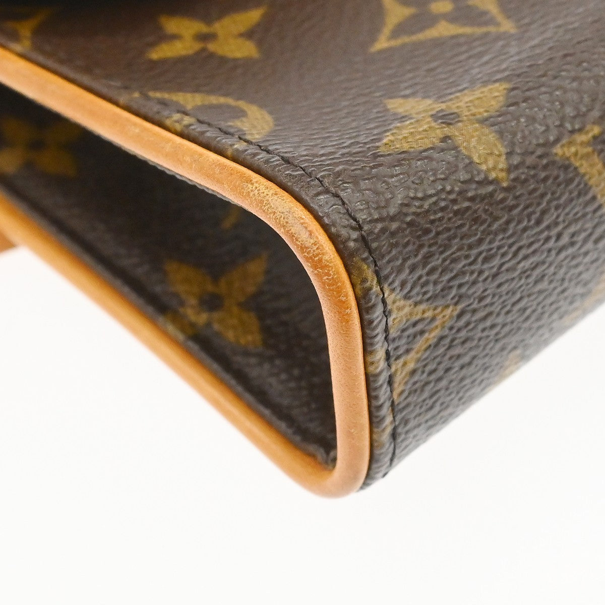 Louis Vuitton Florentine Waist Bag Monogram Canvas Brown Canvas Clutche & Pouche Bag (Pre-Owned)
