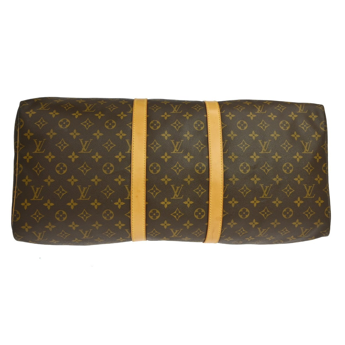 Louis Vuitton Keepall Bag Monogram Canvas Brown Canvas Travel Bag Bag (Pre-Owned)