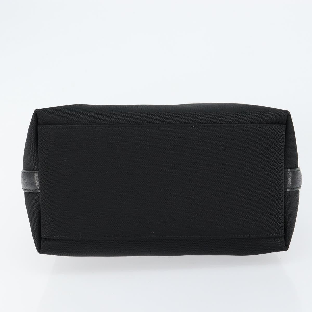 Salvatore Ferragamo Vintage Handbag Nylon Black Nylon Handbag (Pre-Owned)