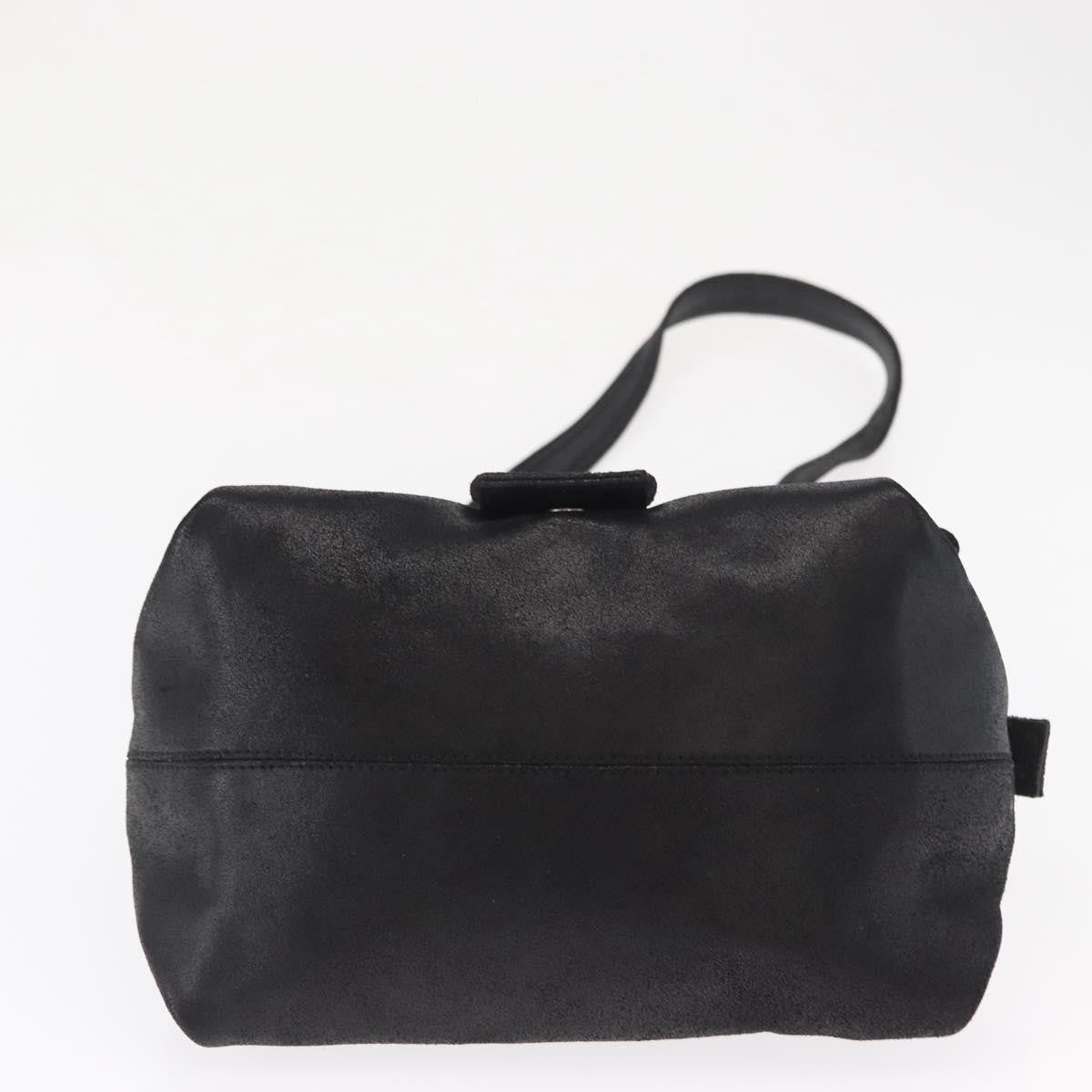 Celine Vintage Shoulder Bag Leather Black Leather Shoulder Bag Bag (Pre-Owned)
