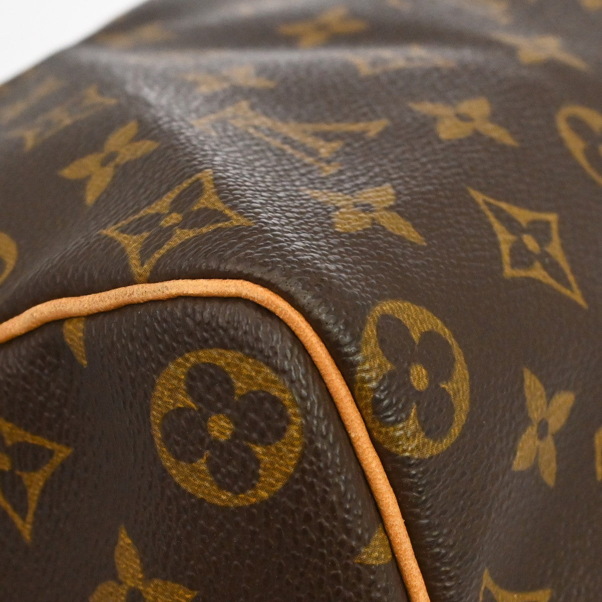Louis Vuitton Speedy Handbag Monogram Canvas Brown Canvas Handbag (Pre-Owned)