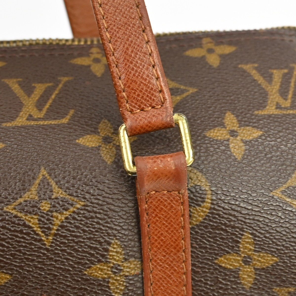 Louis Vuitton Papillon Handbag Monogram Canvas Brown Canvas Handbag (Pre-Owned)